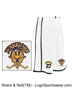 Alleson Youth Basketball Short  Design Zoom